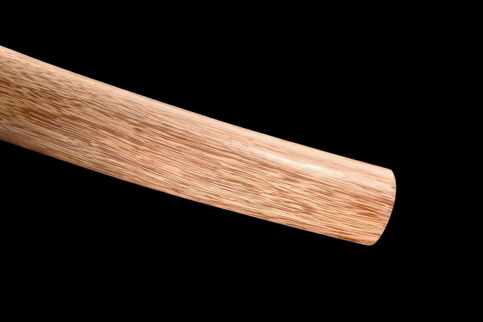 Samurai Sword/Katana 12 Inch T10 Burnt Blade Pear Wood | 55 cm / 21.65 inch | High Quality T10 Burnt Blade - Image 6