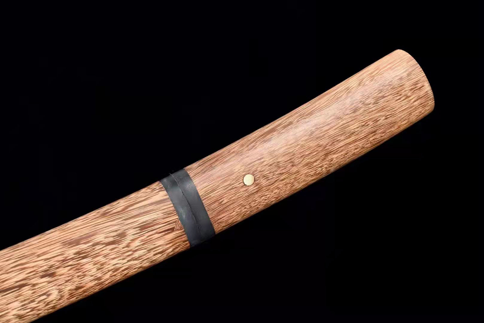 Samurai Sword/Katana 12 Inch T10 Burnt Blade Pear Wood | 55 cm / 21.65 inch | High Quality T10 Burnt Blade - Image 7