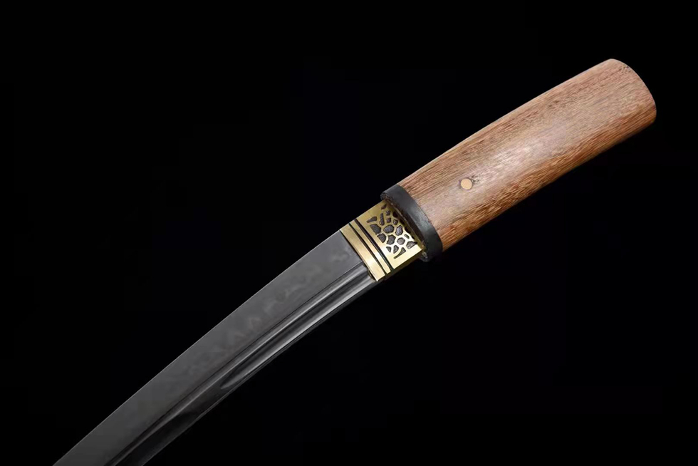Samurai Sword/Katana 12 Inch T10 Burnt Blade Pear Wood | 55 cm / 21.65 inch | High Quality T10 Burnt Blade - Image 8