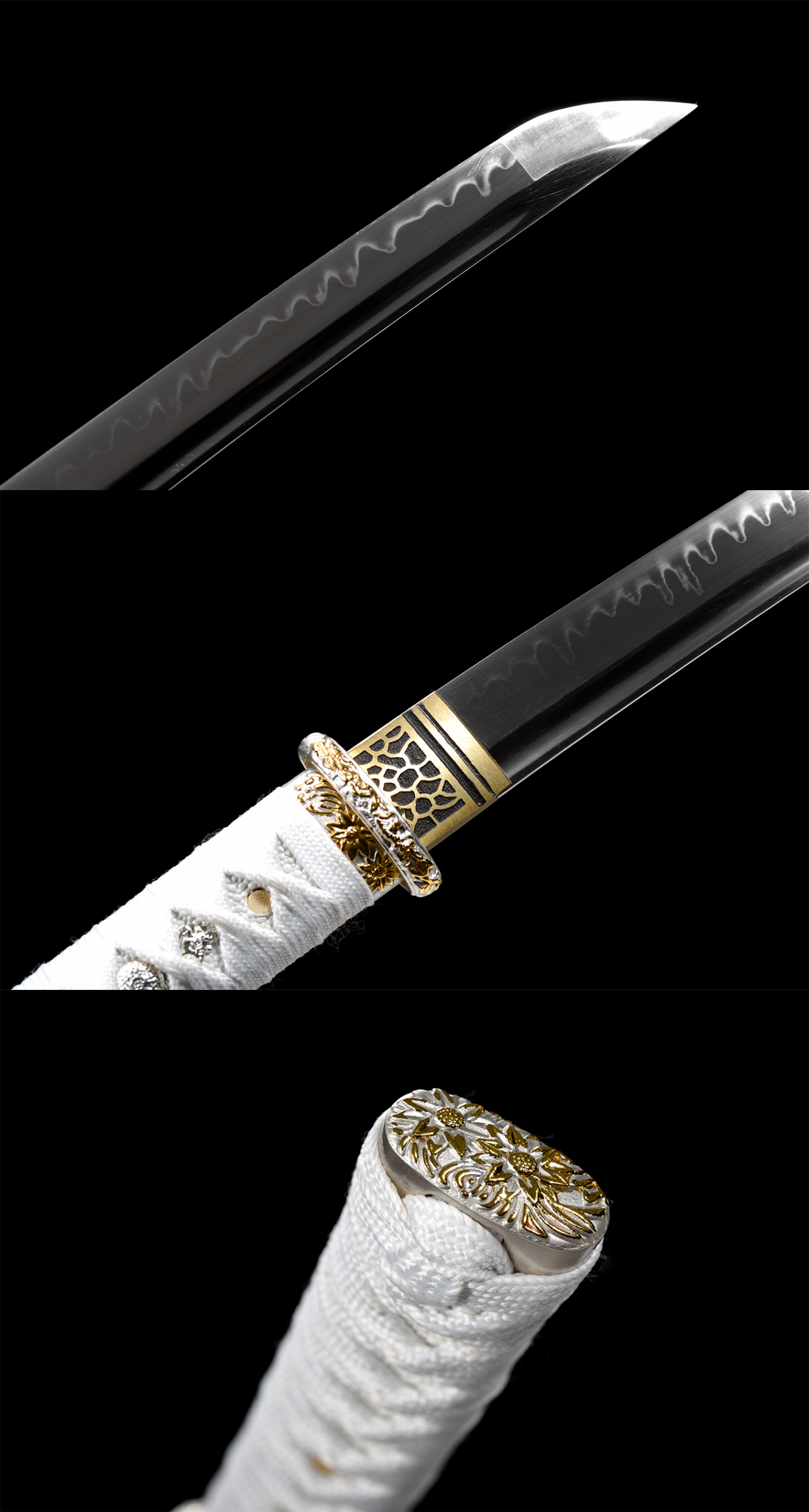 Katana T10 Clay Tempered Samurai Sword | 77cm / 30.31inch | T10 Steel with Clay Tempering - Image 8