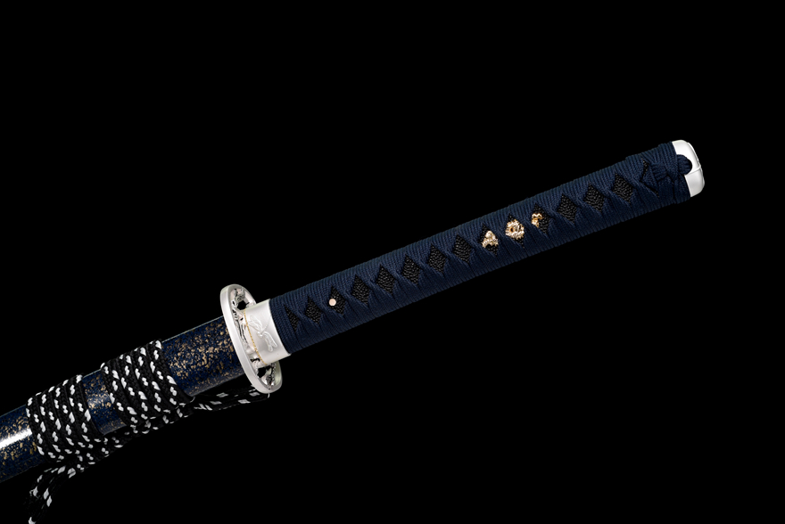 Blue Radiance Extended Samurai Sword/Katana | 122cm / 48.03inch | High Carbon Steel with Clay Tempered Edge - Image 11