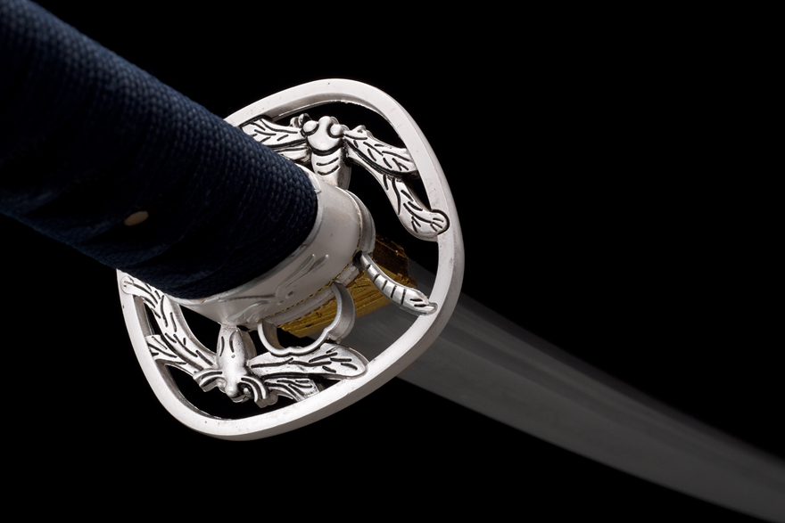 Blue Radiance Extended Samurai Sword/Katana | 122cm / 48.03inch | High Carbon Steel with Clay Tempered Edge - Image 12