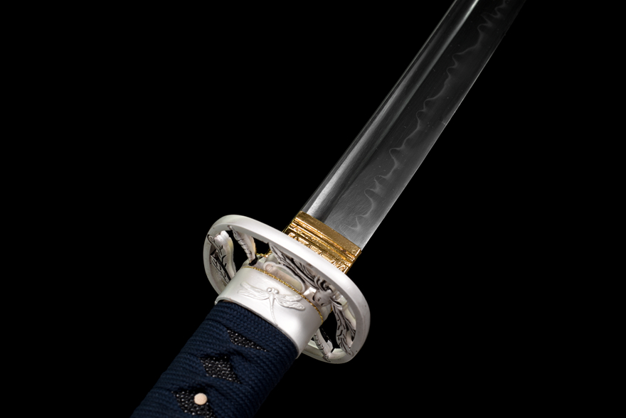 Blue Radiance Extended Samurai Sword/Katana | 122cm / 48.03inch | High Carbon Steel with Clay Tempered Edge - Image 14