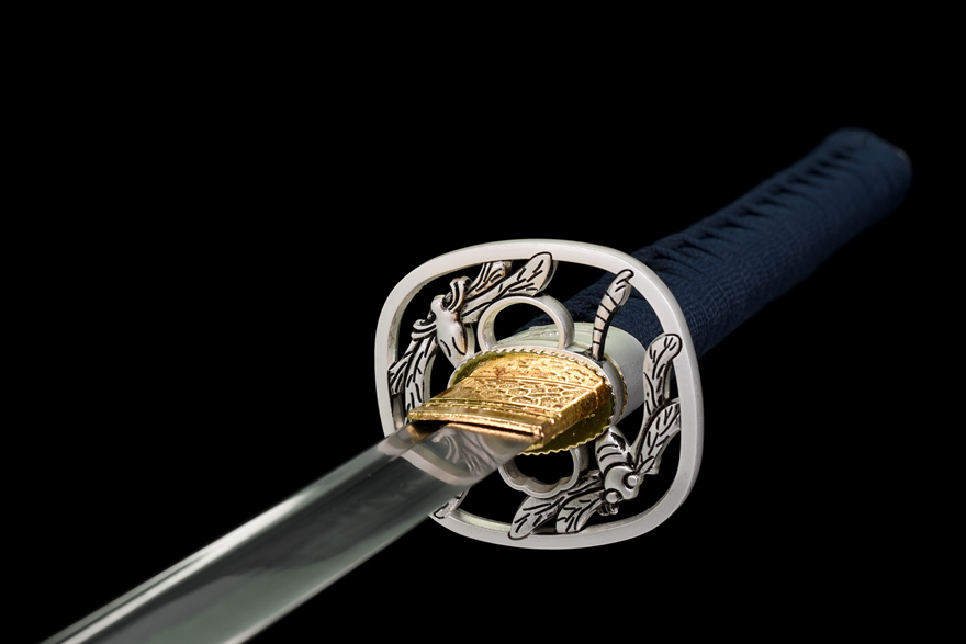 Blue Radiance Extended Samurai Sword/Katana | 122cm / 48.03inch | High Carbon Steel with Clay Tempered Edge - Image 10