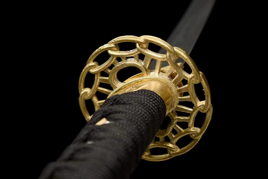Samurai Sword/Katana 12 Inch T10 Burnt Blade - Broken Water Pattern Grinding Grey Samurai Sword | 55cm / 21.65inch | High-performance T10 burnt blade - Image 6
