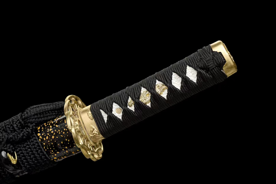 Samurai Sword/Katana 12 Inch T10 Burnt Blade - Broken Water Pattern Grinding Grey Samurai Sword | 55cm / 21.65inch | High-performance T10 burnt blade - Image 9