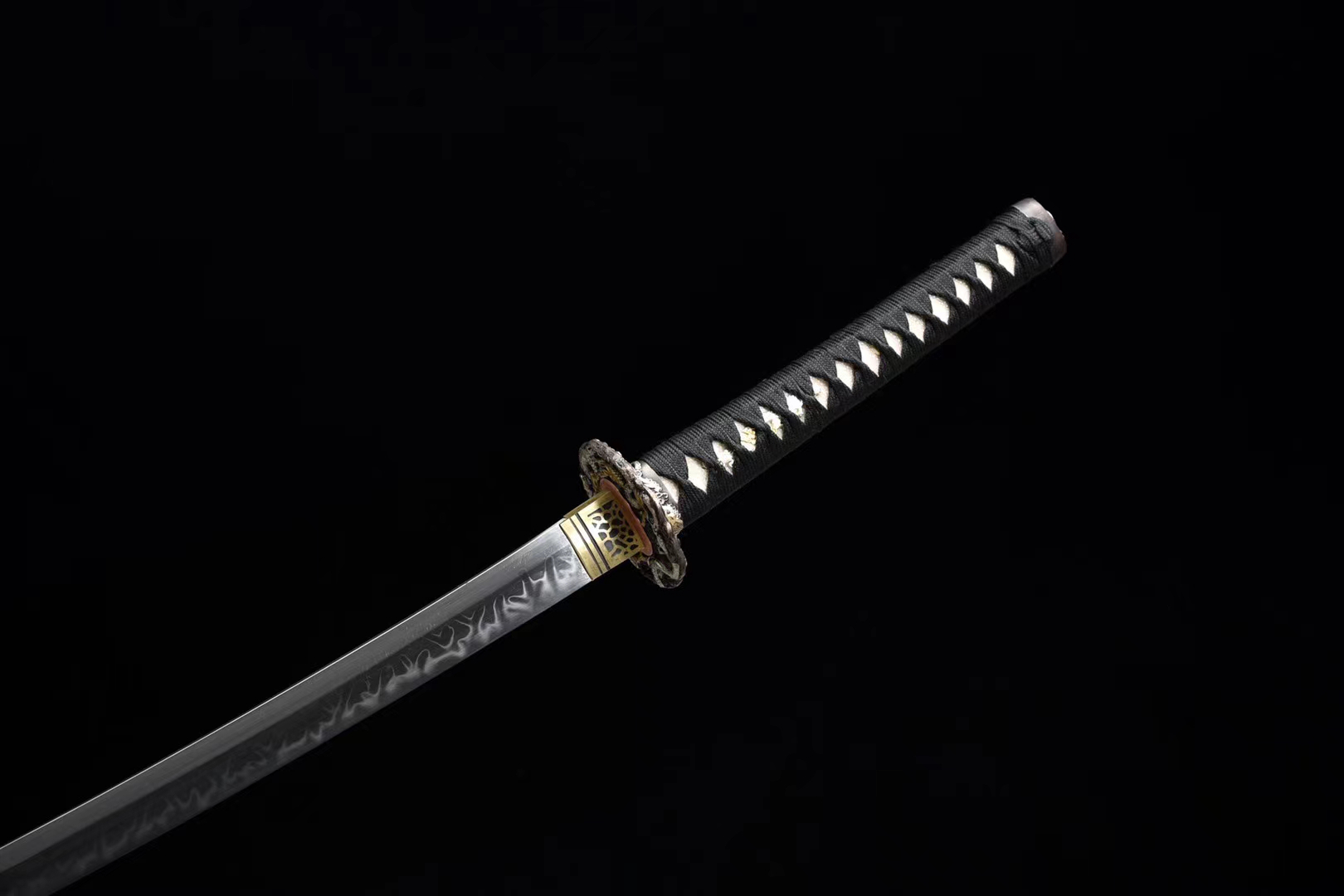 Handmade Katana T10 Burnt Blade 'Dragon King' | 103cm / 40.55inch | T10 Steel - Image 8