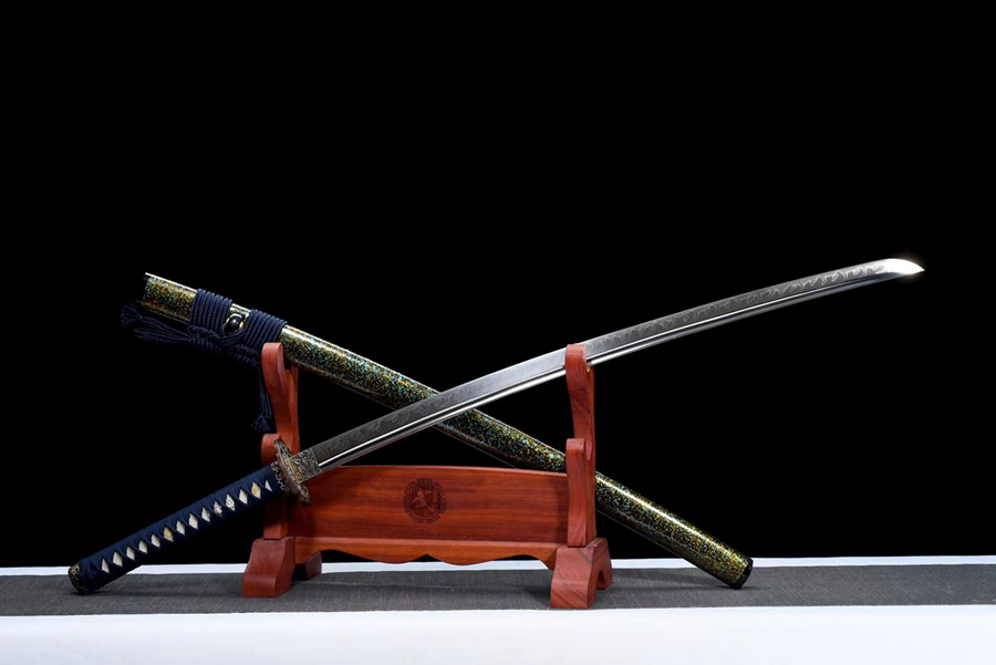 Samurai Sword/Katana T10 Burnt Blade 'Blossoms in Full Bloom' | 103cm / 40.55inch | T10 Steel