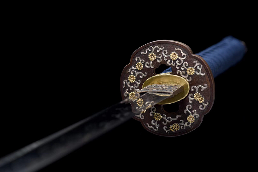 Samurai Sword/Katana T10 Burnt Blade 'Blossoms in Full Bloom' | 103cm / 40.55inch | T10 Steel - Image 5