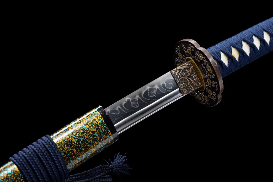 Samurai Sword/Katana T10 Burnt Blade 'Blossoms in Full Bloom' | 103cm / 40.55inch | T10 Steel - Image 6