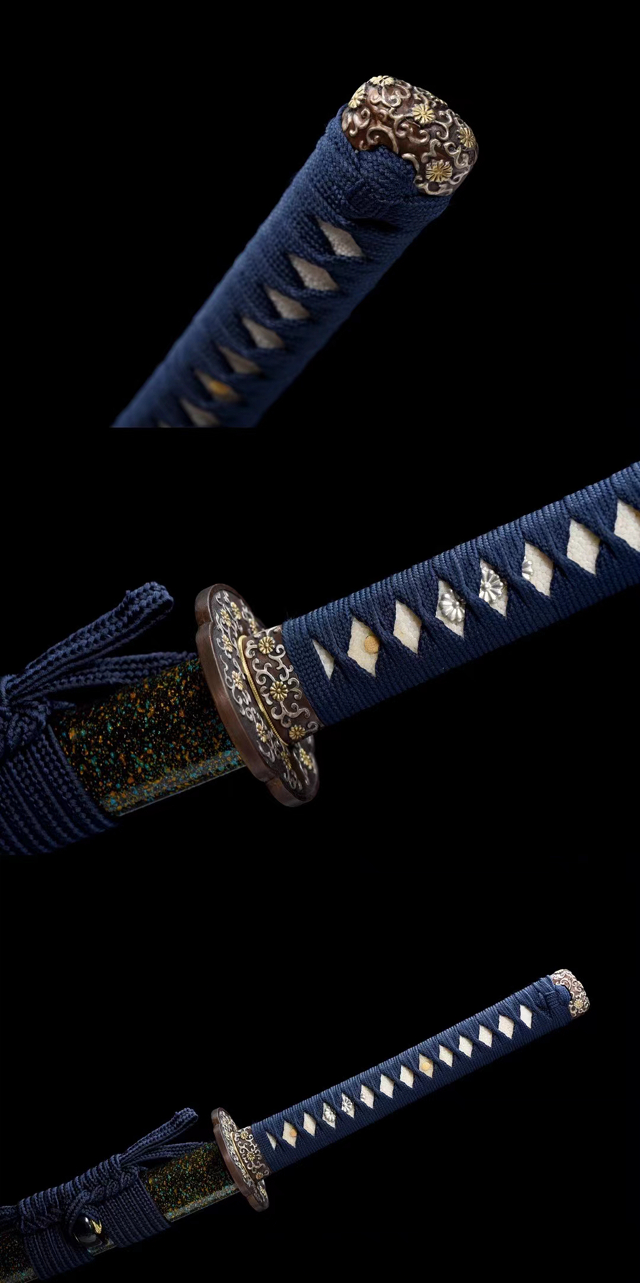 Samurai Sword/Katana T10 Burnt Blade 'Blossoms in Full Bloom' | 103cm / 40.55inch | T10 Steel - Image 8