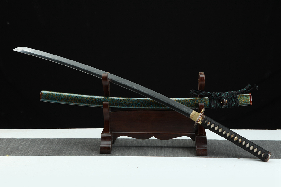 Samurai Sword/Katana with T10 Burnt Blade | n/a | T10 Burnt Blade