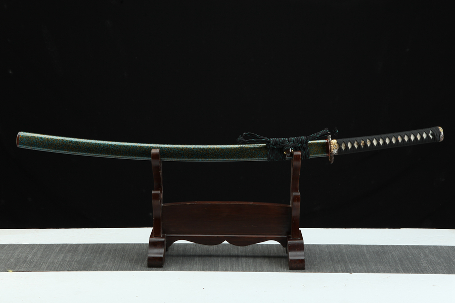 Samurai Sword/Katana with T10 Burnt Blade | n/a | T10 Burnt Blade - Image 2