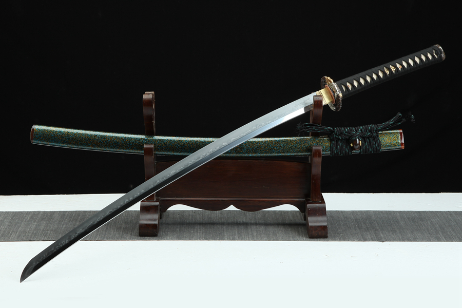 Samurai Sword/Katana with T10 Burnt Blade | n/a | T10 Burnt Blade - Image 5