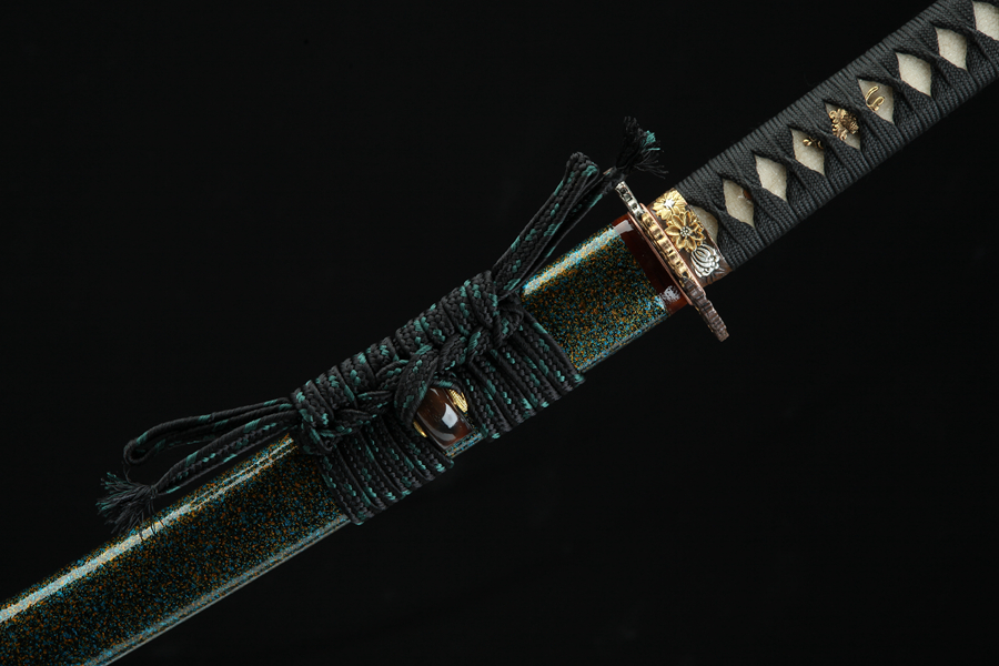 Samurai Sword/Katana with T10 Burnt Blade | n/a | T10 Burnt Blade - Image 8