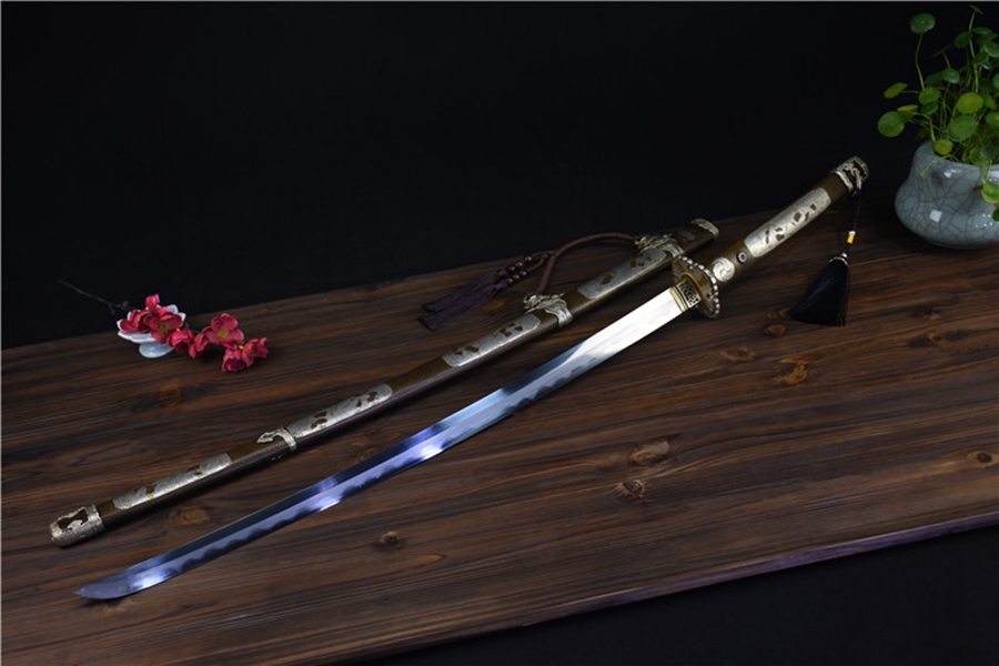 Orient Warrior Katana | 117cm / 46.06inch | Patterned steel - Image 3