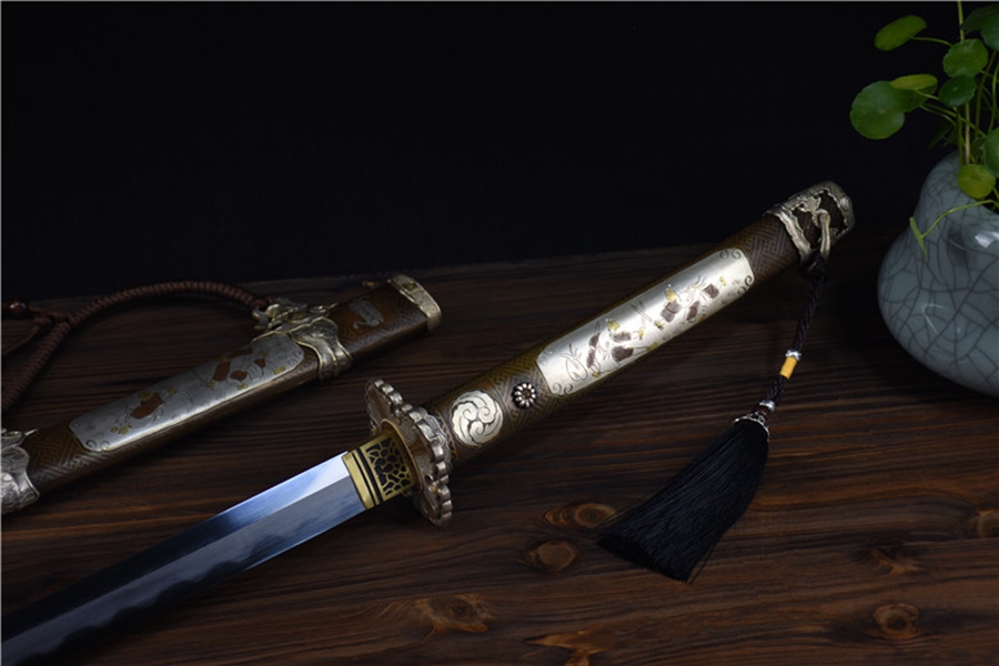 Orient Warrior Katana | 117cm / 46.06inch | Patterned steel - Image 8