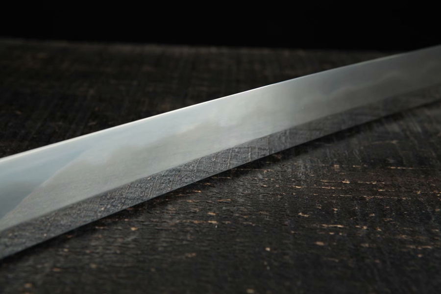 Gilded Silver Katana | 106cm / 41.73inch | Layered steel - Image 12
