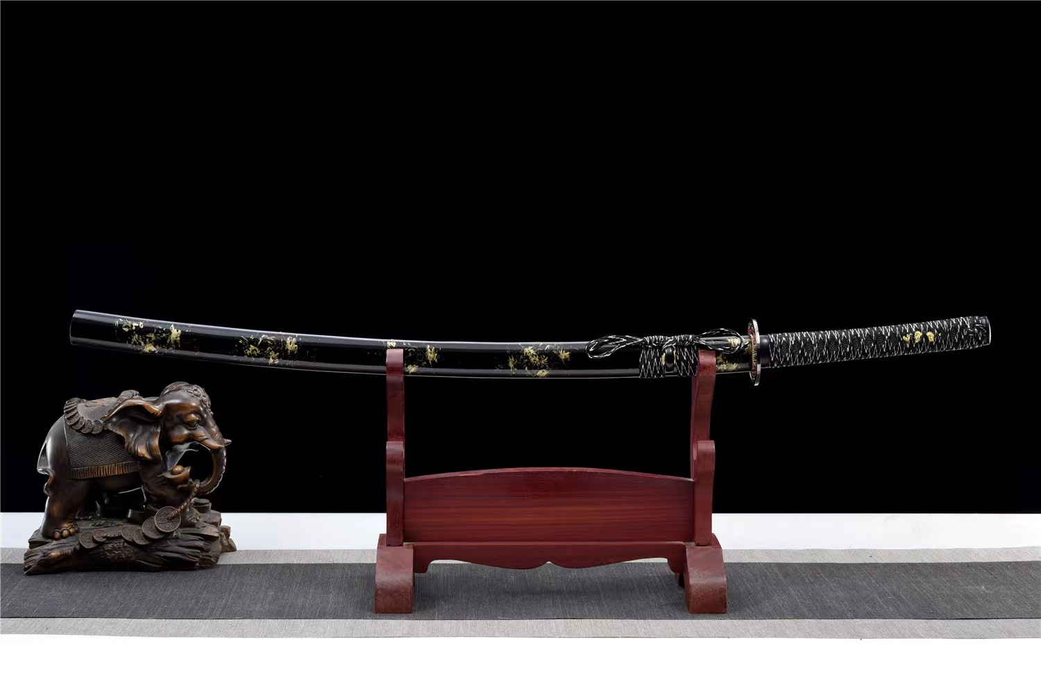 Integrated Iaido Katana Bamboo Wooden Sword with Scabbard for Kendo and Martial Arts Training - Image 13
