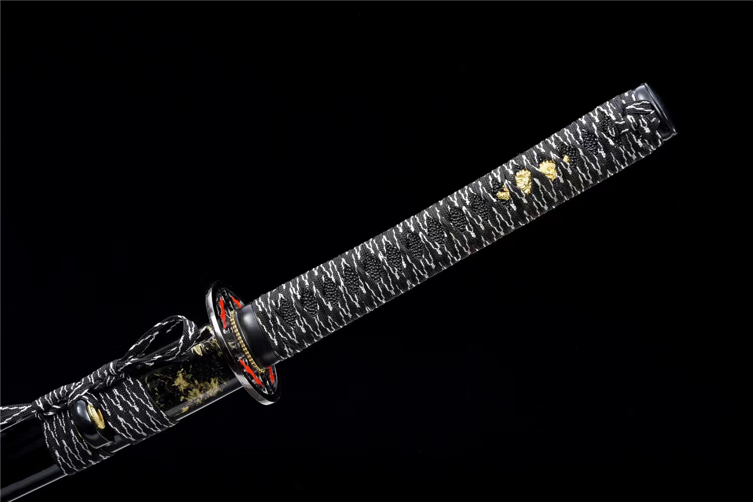 Integrated Iaido Katana Bamboo Wooden Sword with Scabbard for Kendo and Martial Arts Training - Image 8
